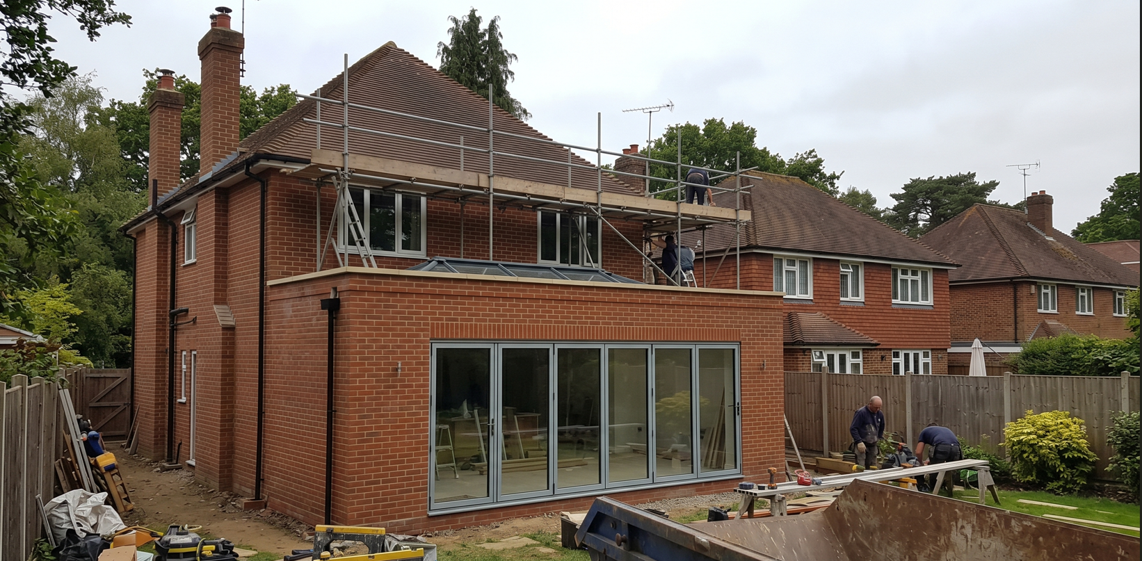 Single rear extension